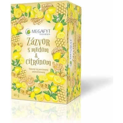 Megafyt Ovocný Zázvor s medem a citrónem 20 x 2 g