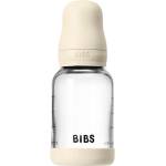 BIBS Baby Glass Bottle Silicone шише против колики със силиконова приставка за пиене Ivory - notino - 28,11 лв