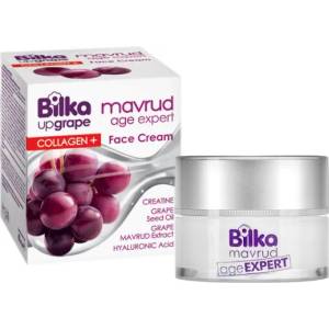 Bilka крем за лице, Age expert, Colagen, Мавруд, 40мл