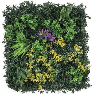 Umelá zelená stena G21 Listo Herb, 50x50 cm