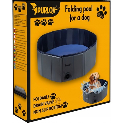 Purlov skládací bazének pro psy 120 x 30 cm – Sleviste.cz