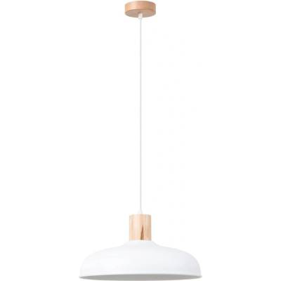 SL. 1323 - Пендел INDY 1xE27/15W/230V Ø 38 см бял (SLX1071)