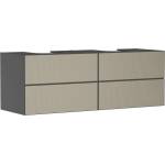 Hansgrohe Xevolos E - Шкафче за умивалник 157x56x55 см, 4 чекмеджета, матово сиво/бронз 54201390 (54201390)