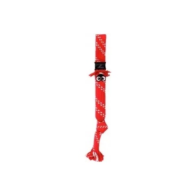 Rogz Scrubz Medium - Кучешка играчка , въже за дърпане 44 см. червена