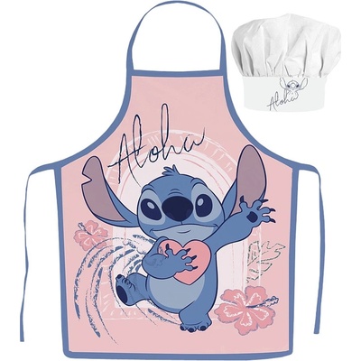 Javoli Dětská zástěra s čepicí Stitch Aloha