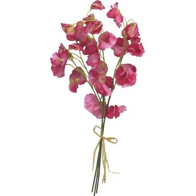 Dekorácia zväzok umelá fuchsiová kvetina - 50 cm - Exner