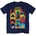 The Beatles Yellow Submarine Characters Navy Blue 2XL Риза (YSTS10MN05)