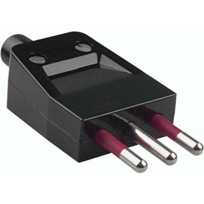 Bachmann 910.174 zástrčka SchuKo plast 250 V čierna IP20
