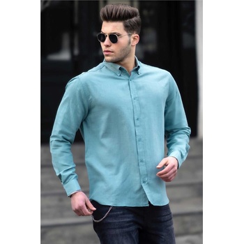 Madmext Мъжка риза 4925 - Зелена 290782 (290782_Зелен)