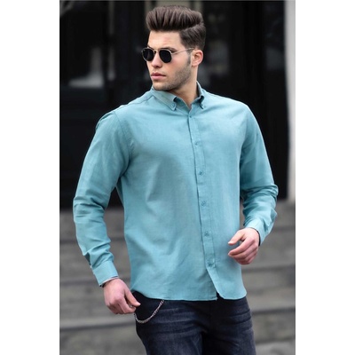 Madmext Мъжка риза 4925 - Зелена 290782 (290782_Зелен)