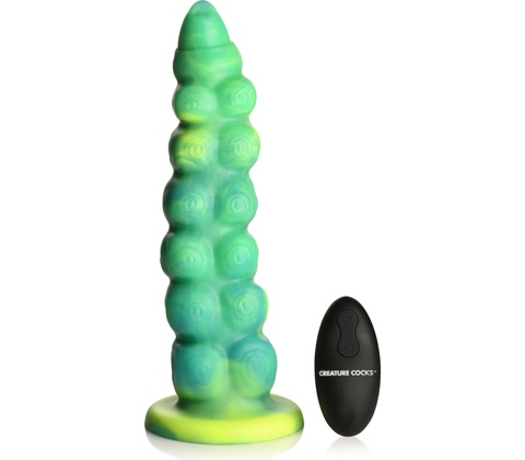 Creature Cocks Squirmer Thrusting & Vibrating Silicone Dildo