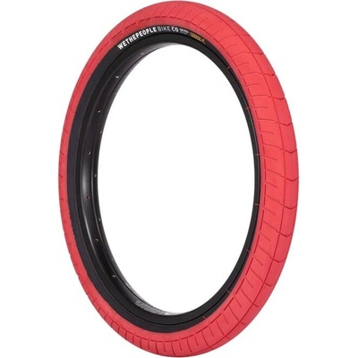 WETHEPEOPLE Activate 100 PSI 20 BMX Tire 2.4 Red /Black Sidewall RED Vel.: 2.4in