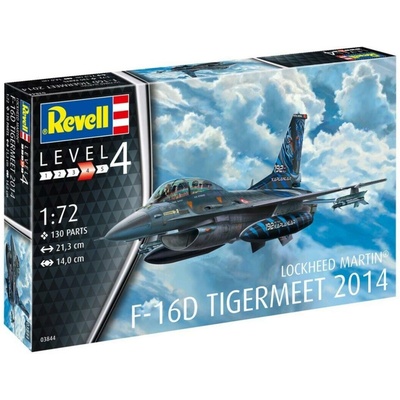 Revell Plastic ModelKit letadlo 03844 Lockheed Martin F-16D Tigermeet 2014 1:72