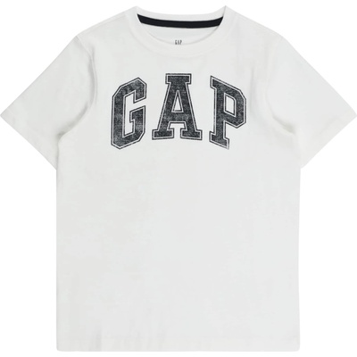 GAP Тениска 'arch screen' бяло, размер l