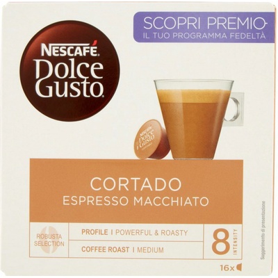 Nescafé Dolce Gusto Cortado Espresso Macchiato kávové kapsule 16 ks