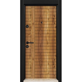 Starsteeldoor Блиндирана врата Outdoor - MFS 516 Орех с термомост (цена без монтаж)