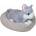 SUN-DAY Cat in a bed 25cm