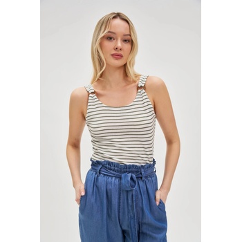 Moodo Бял раиран топ Moodo Moodo | Zelen | ЖЕНИ | XXL