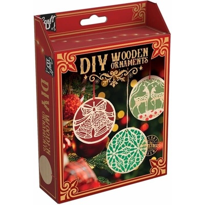 CRAFT ID Drevené vianočné ozdoby DIY