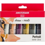 Royal Talens General Selection Комплект акрилни бои Portrait Colors 6 x 20 ml (17820502)