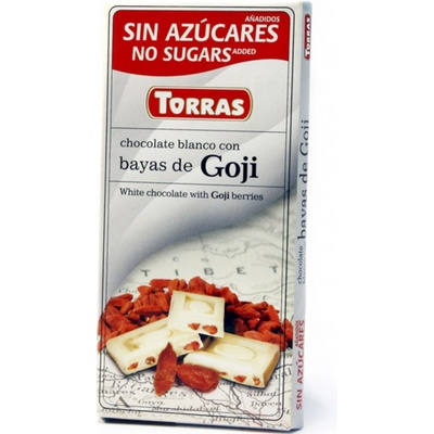 Torras Bíla Čokoláda s Goji 75 g