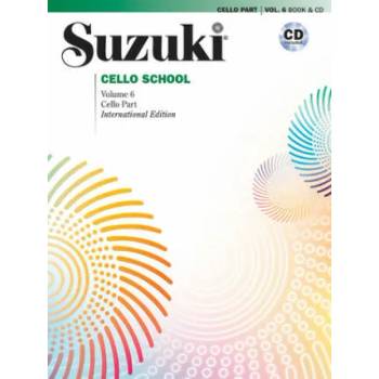 Suzuki Cello School Cello Part & CD, Volume 6 (Revised). Vol. 6