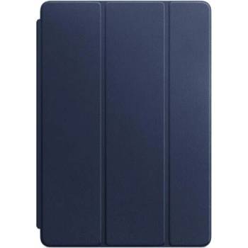 Apple Leather Smart Cover - оригинално кожено покритие за iPad 7 (2019), iPad Air 3 (2019), iPad Pro 10.5 (2017) (тъмносин)