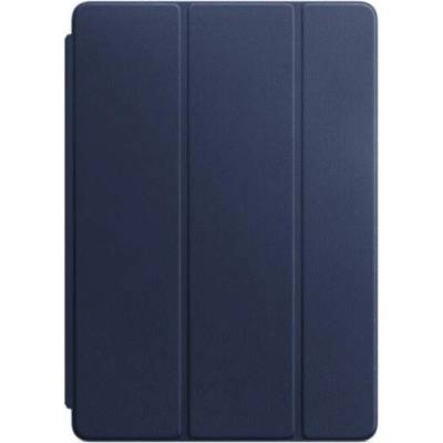 Apple Leather Smart Cover - оригинално кожено покритие за iPad 7 (2019), iPad Air 3 (2019), iPad Pro 10.5 (2017) (тъмносин)