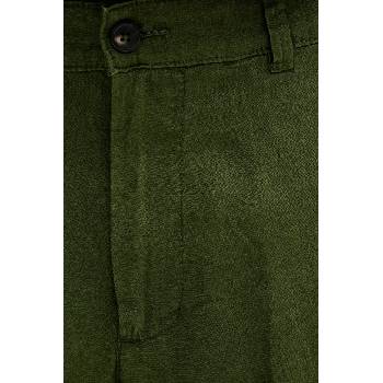 Benetton панталон мъжки от лен (4AGH55HW8)