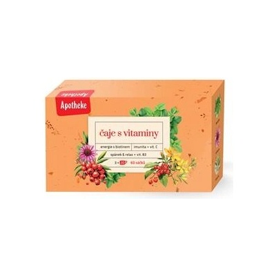 APOTHEKE kolekce čajů s vitamíny 3 x 20 x 1,5 g