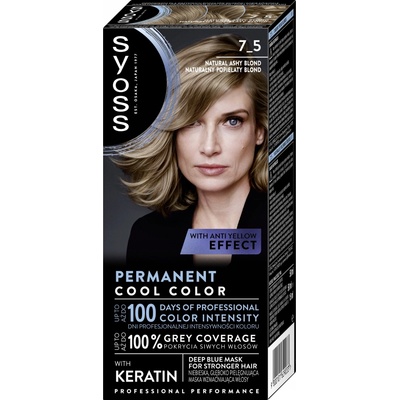 Syoss 7-5 prirodzený popolaý blond