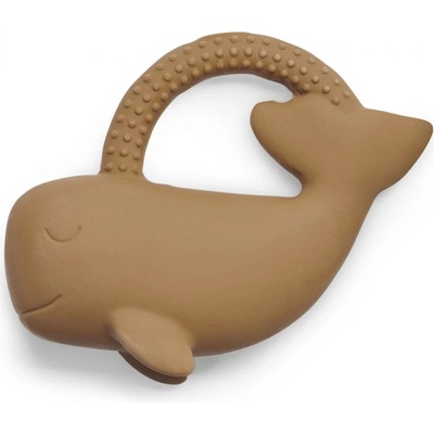 Jollein z přírodní gumy Velryba Caramel