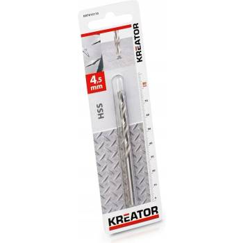 Kreator Vrták do kovu 4,5 mm HSS KRT010110