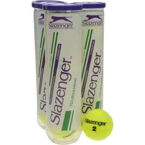 Slazenger Tournament Tri Pack Tennis Balls - Yellow
