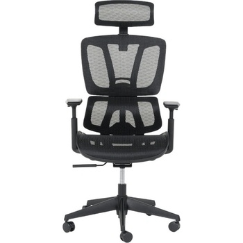 Bittel Офис стол Carmen BREST, до 120кг, полипропиленова база, лумбална опора, черен (bt-3520613)