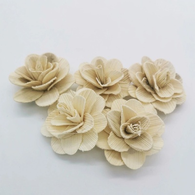 Betal rose 6 cm / 50ks - bělená - SU0852