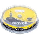 Maxell CD-RW80 MAXELL, 700MB, 52x четене 4x запис, 10 бр (ML-DC-CDRW-10-CAKE)