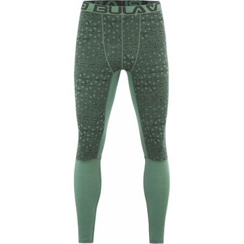 Bula, GEO MERINO WOOL PANTS tmavo zelená,zelená