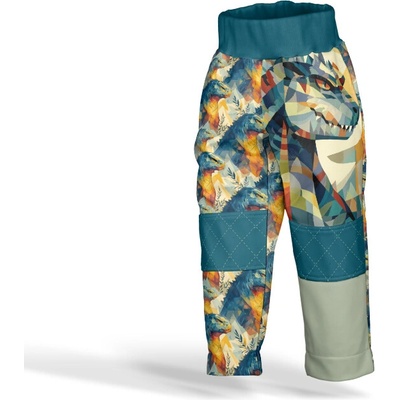 Takoy Panel se střihem 92 softshell kalhoty geometrická godzilla-NS-26465