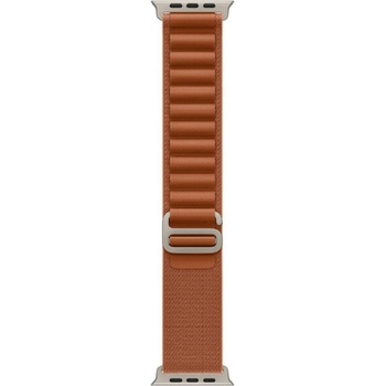 Apple Каишка Apple - Alpine Loop Titanium Finish, Apple Watch, 49 mm, М, Terra Cotta (mftc4zm/a)