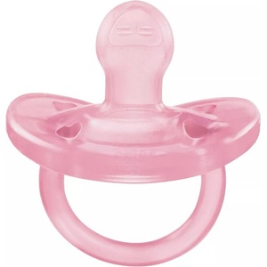 Chicco Силиконова залъгалка Chicco Physio Soft - 6-12 месеца, за момиче, асортимент (N0312) - baby