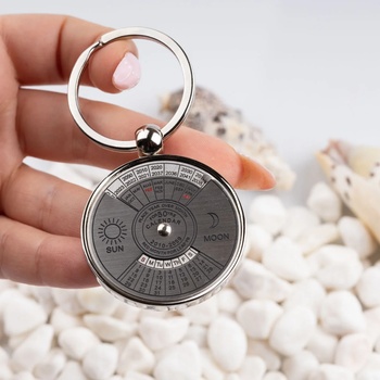 Image 1 of Art gift Метален ключодържател Вечен календар