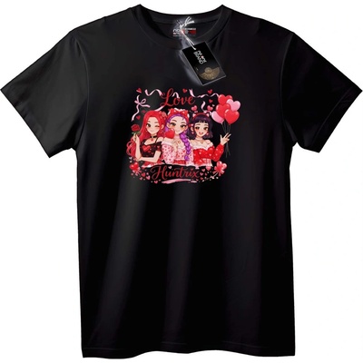 NOONEBRAND Тениска Обичам Huntrix - XS, Black