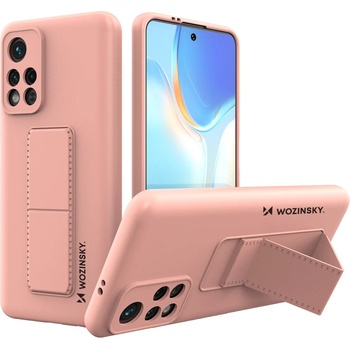 Wozinsky Кейс Wozinsky Kickstand Case Silicone, със стойка, за Xiaomi Poco M4 Pro 5G, Розов (KXG0030333)