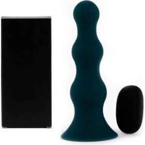  Надуваем анален вибратор, автоматичен, 19см. - Butt Plug Green (XMEN000260)