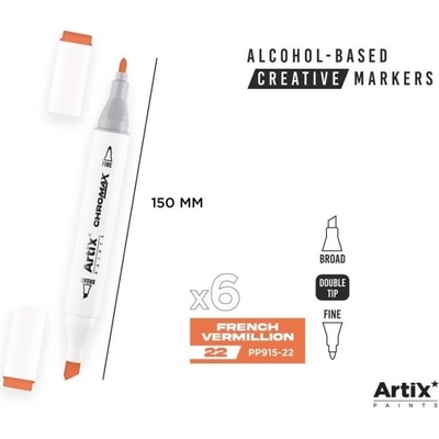 Artix Chromax French Vermillion 22