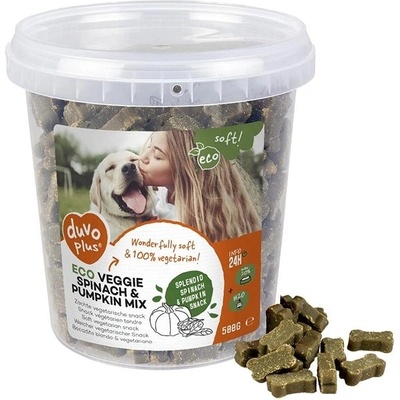 DUVO+ ECO VEGGIE Mäkká pochúťka so špenátom a s tekvicou 500 g