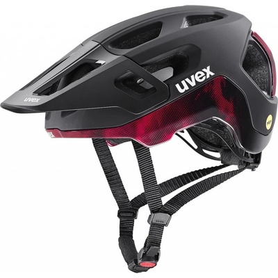 Uvex React Mips Black/Ruby Red Matt 2025