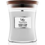 WoodWick Lavender & Cedar ароматна свещ с дървен фитил 275 гр