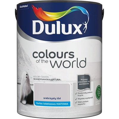 Dulux Latexová na zeď 5l Stříbrná ledová matná